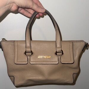 Michael Kors Mini Handbag Tan Pebbled Leather
